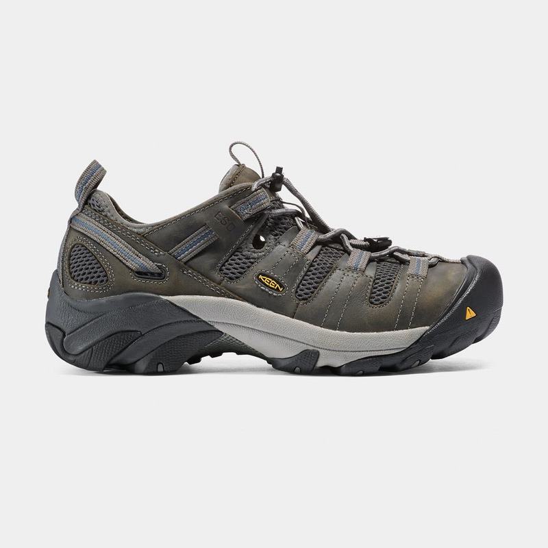 Keen Atlanta Cool Esd Steel Toe Mens Work Shoes Dark Olive NZ Sale (9280-RTHOU)